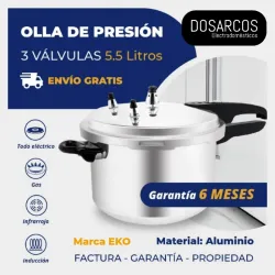 OLLA DE PRESIÓN 5.5L DE INDUCCIÓN EKO (FAD)