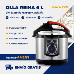 OLLA REINA 6L EKO + JUNTA EXTRA DE REGALO (FAD)
