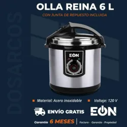 OLLA REINA 6L EÓN + JUNTA EXTRA DE REGALO (FAD)
