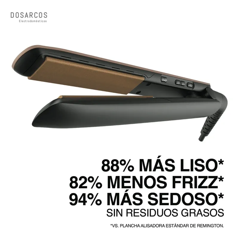 PLANCHA DE CABELLO CON KERATINA Y ACEITE DE ARGÁN REMINGTON (VPT)