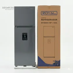 REFRIGERADOR 15 PIES INVERTER CONGELACIÓN SECA CON DISPENSADOR ROYAL (ACT)