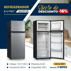 REFRIGERADOR 8.1 PIES INVERTER EKO (LHZ)