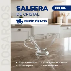 SALSERA DE CRISTAL KAYALI 300 ML (FAD)