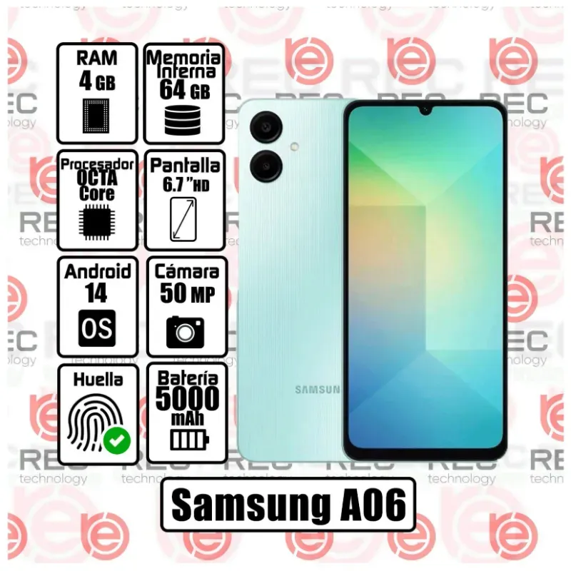 TELÉFONO SAMSUNG GALAXY A06 (REC)
