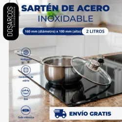 SARTÉN 2L ACERO INOXIDABLE (FAD)