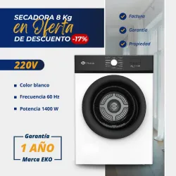 SECADORA AL VAPOR 8KG EKO 220V (FAD)