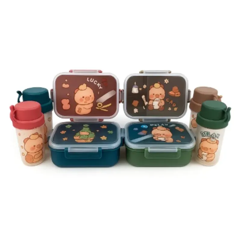 SET DE LONCHERA INFANTIL OSITO AVENTURERO VPT)