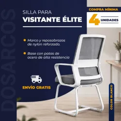 SILLA VISITANTE ÉLITE BLANCA (FAD)