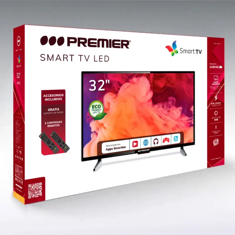 SMART TV PREMIER 32" CON SOPORTE (ODA)