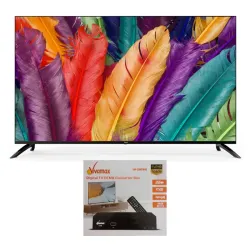 SMART TV ROYAL 55" + CAJA DECODIFICADORA