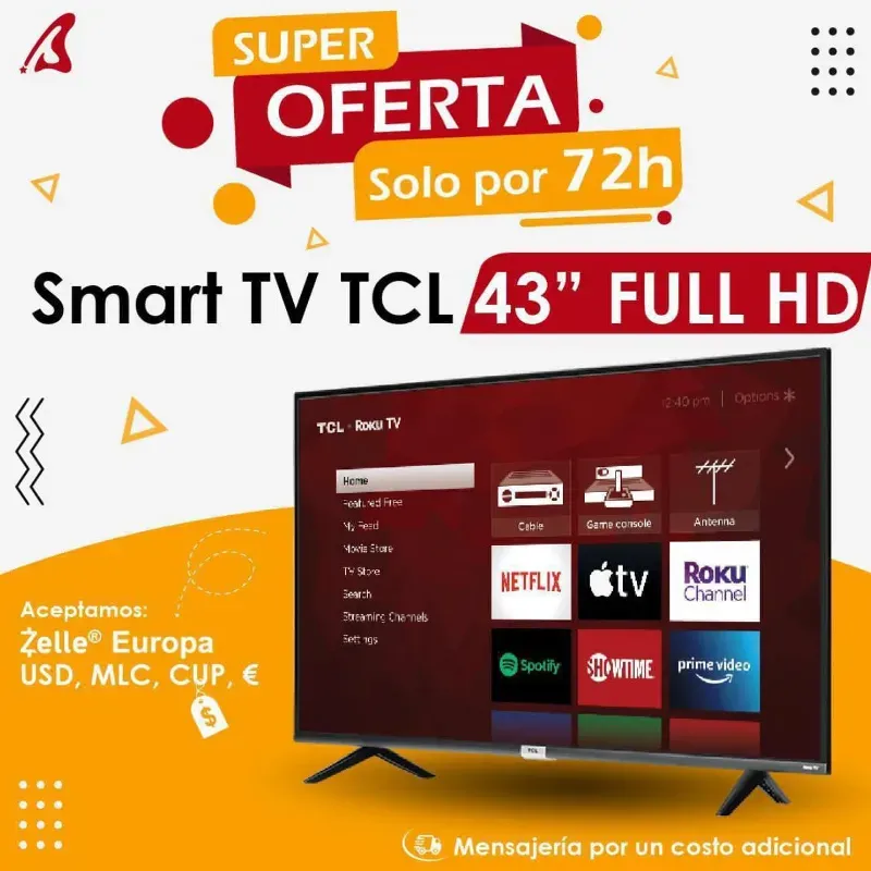 SMART TV TCL 43"