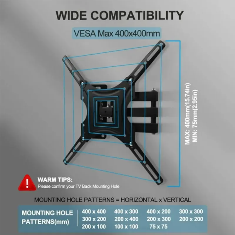 SOPORTE ARTICULADO DE TV 14 - 50"