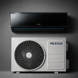 SPLIT 220V 1 TONELADA MILEXUS NEGRO MATE (LHZ)