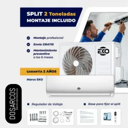 SPLIT 220V 2 TONELADAS EKO + INSTALACIÓN (FAD)