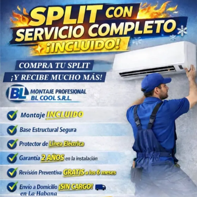 SPLIT 220V 2 TONELADAS EKO + INSTALACIÓN + REGALOS (FAD)