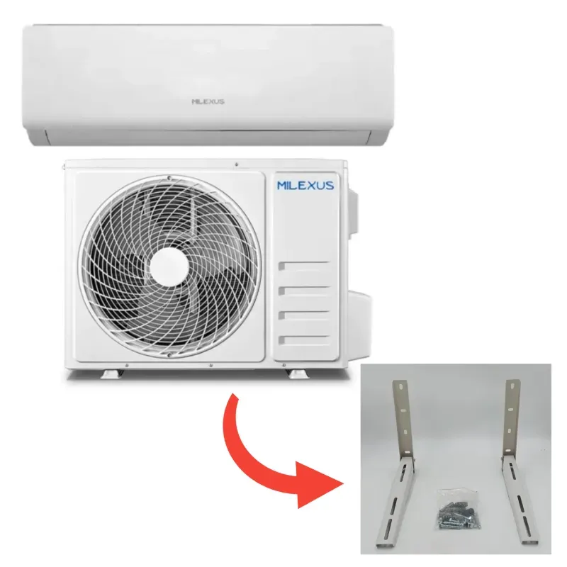 SPLIT MILEXUS 1 TONELADA 220V + SOPORTE (VPT)