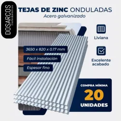 TEJA DE ZINC ONDULADA (FAD)