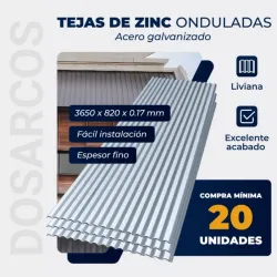 TEJA DE ZINC ONDULADA (FAD)