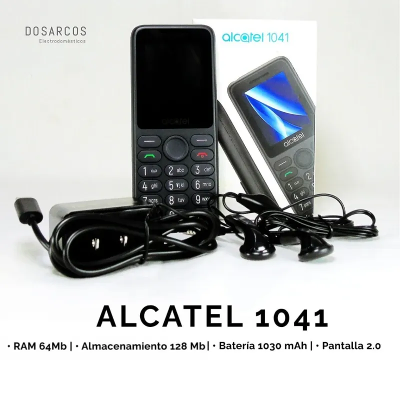 TELÉFONO ALCATEL 1041 | 64MB / 128MB (REC)