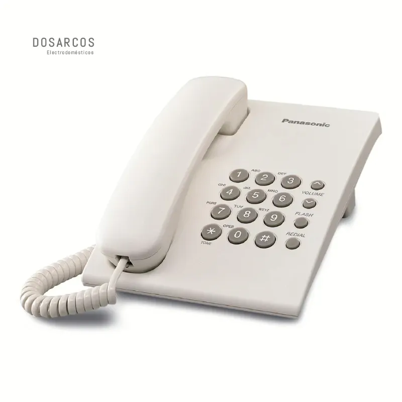TELÉFONO FIJO PANASONIC BLANCO (VPT)