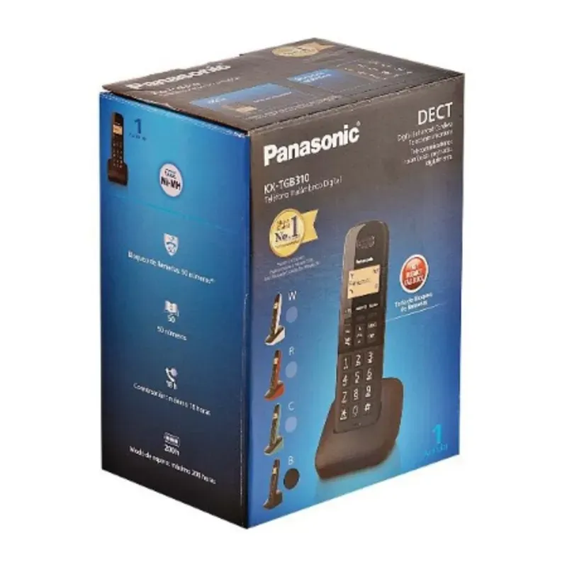 TELÉFONO INALÁMBRICO PANASONIC 1 BASE (VPT)