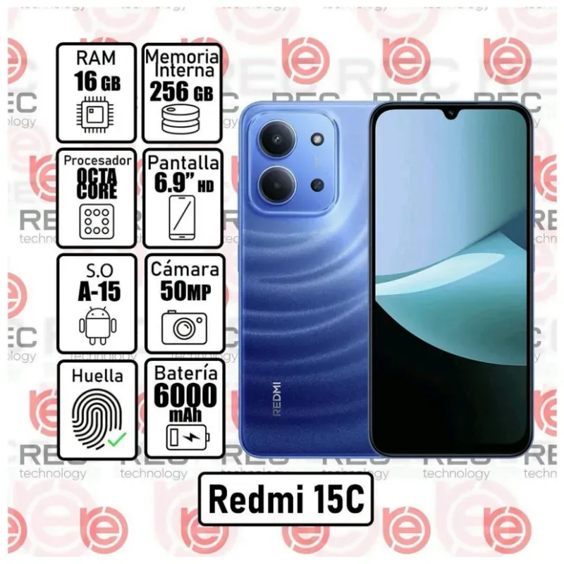 TELÉFONO REDMI 15C (REC)