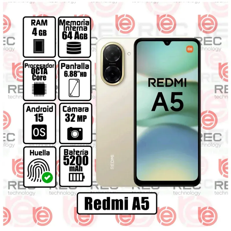 TELÉFONO REDMI A5 (64 GB) (REC)