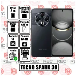 TELÉFONO TECNO SPARK 30 (REC)