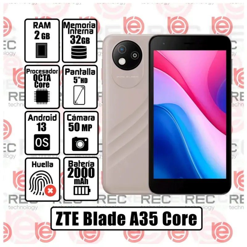 TELÉFONO ZTE BLADE A35 CORE (REC)