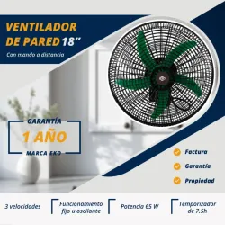 VENTILADOR DE PARED 18" EKO (FAD)