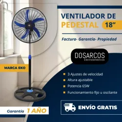 VENTILADOR DE PEDESTAL 18" EKO (FAD)