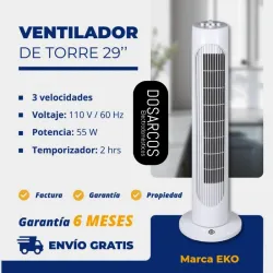 VENTILADOR DE TORRE 29" EKO (EKO29-11B) (FAD)