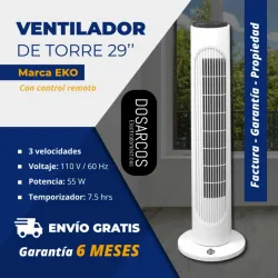 VENTILADOR DE TORRE 29" EKO (EKO29-11R) (FAD)