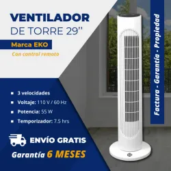 VENTILADOR DE TORRE 29" EKO (EKO29-11R) (FAD)