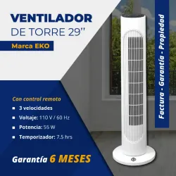 VENTILADOR DE TORRE 29" EKO (FAD)