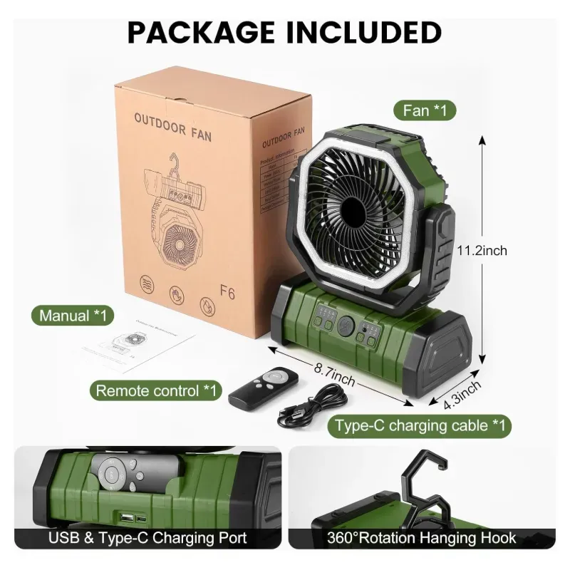 VENTILADOR RECARGABLE 20 MIL MAH ROYAL (LHZ)