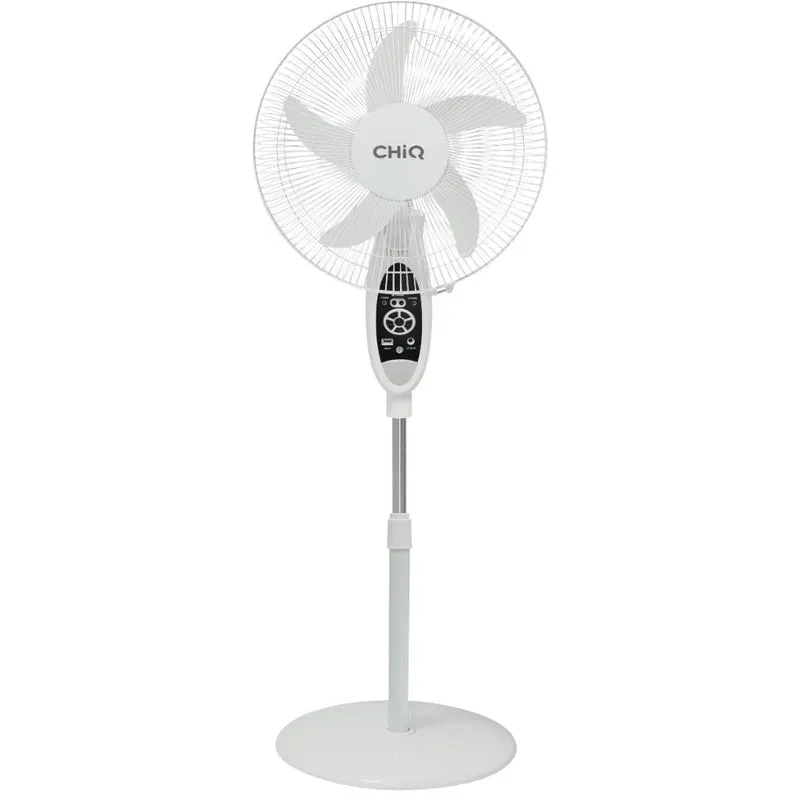 VENTILADOR RECARGABLE CHIQ DE PEDESTAL 16" 