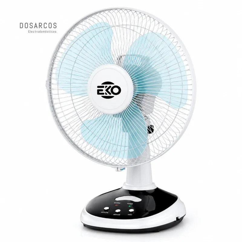 VENTILADOR RECARGABLE DE MESA 12" EKO (FAD)