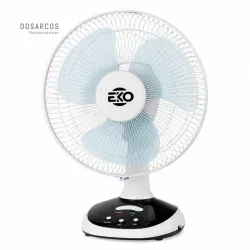 VENTILADOR RECARGABLE DE MESA 12" EKO (FAD)