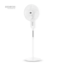 VENTILADOR RECARGABLE DE PEDESTAL 16" EKO - BLANCO (FAD)