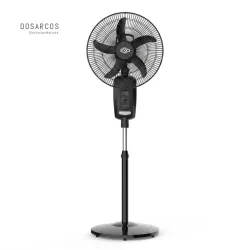 VENTILADOR RECARGABLE DE PEDESTAL 16" EKO - NEGRO (FAD)