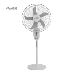 VENTILADOR RECARGABLE DE PEDESTAL 16" SANKEY (ANG)