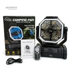 VENTILADOR RECARGABLE F6 / 20000 mAh - CLOUD (LHZ)