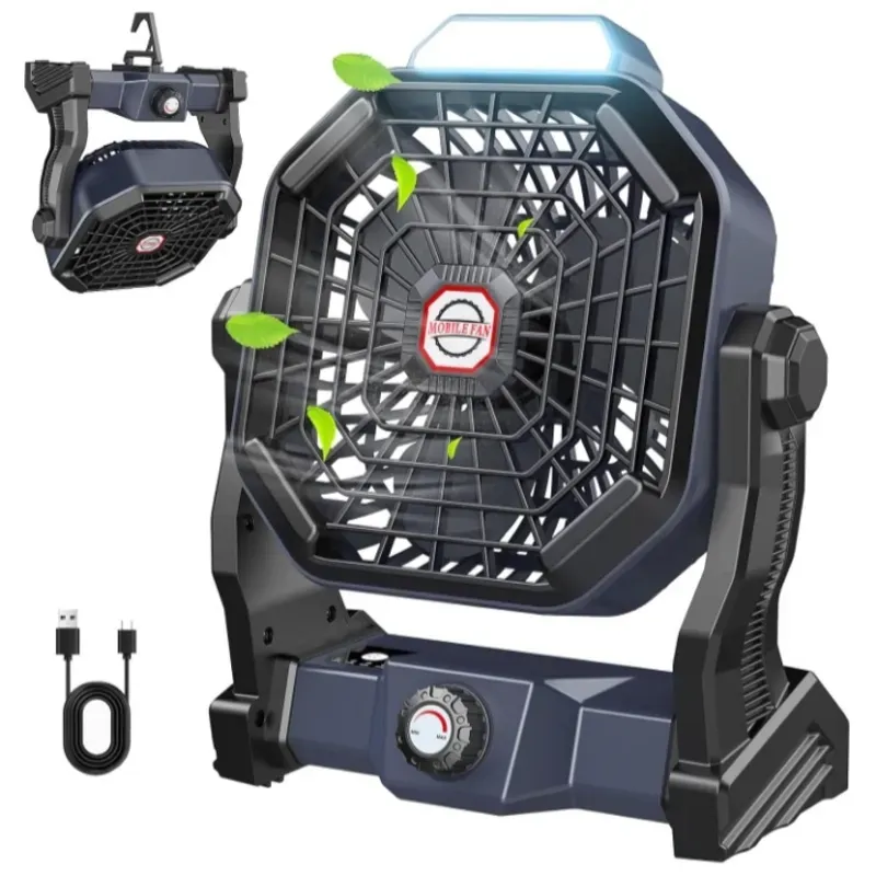 VENTILADOR RECARGABLE PORTÁTIL 20 MIL MAH 