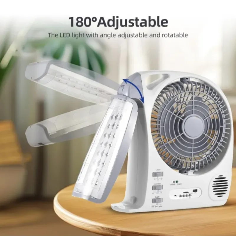 VENTILADOR RECARGABLE PORTÁTIL 6 EN 1 