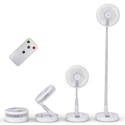 VENTILADOR RECARGABLE TELESCÓPICO SACO 8"
