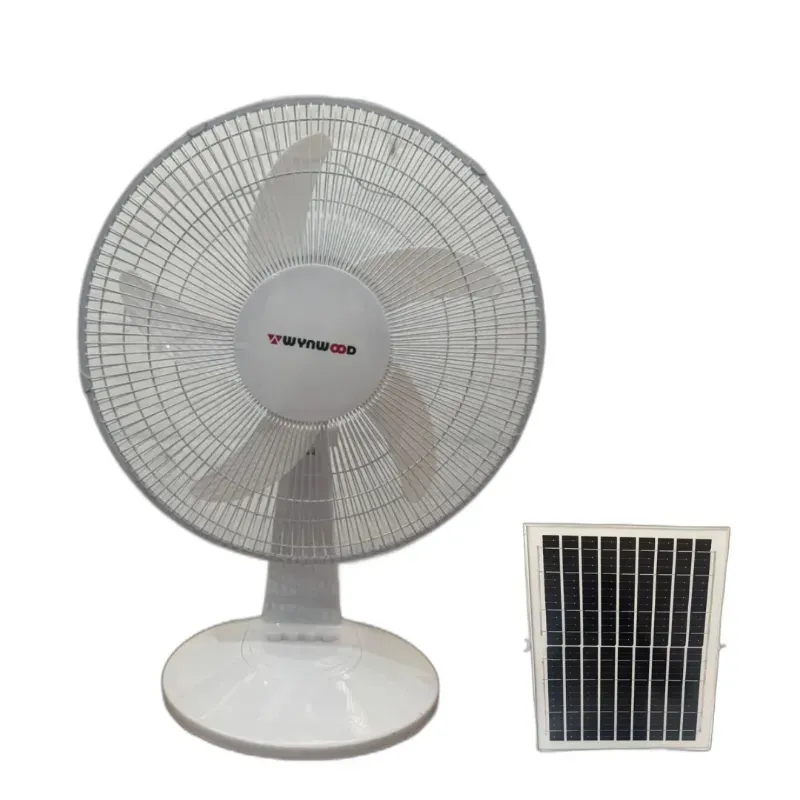 VENTILADOR RECARGABLE WYNDWOOD 16" + PANEL SOLAR