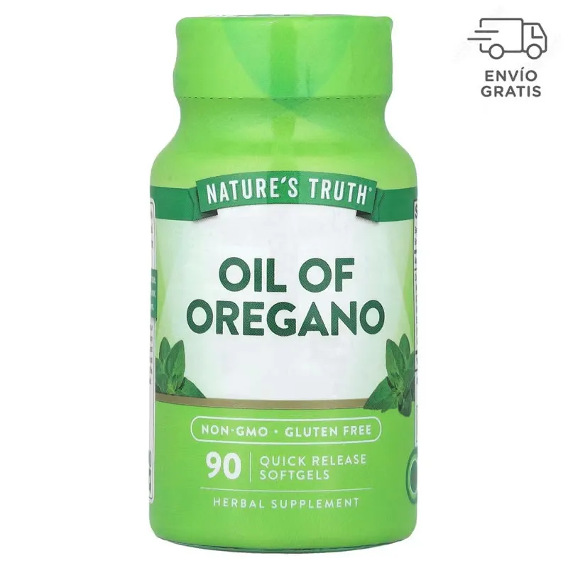 Aceite de orégano (1500 mg por cápsula blanda)