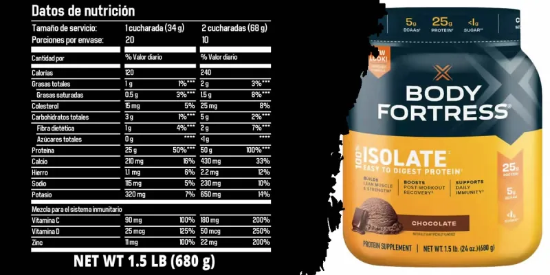 Body Fortress Isolate 1.5lb