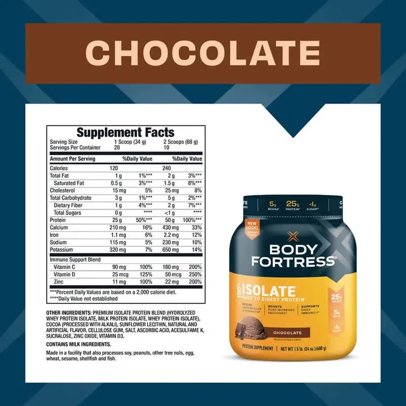 Body Fortress Isolate 1.5lb